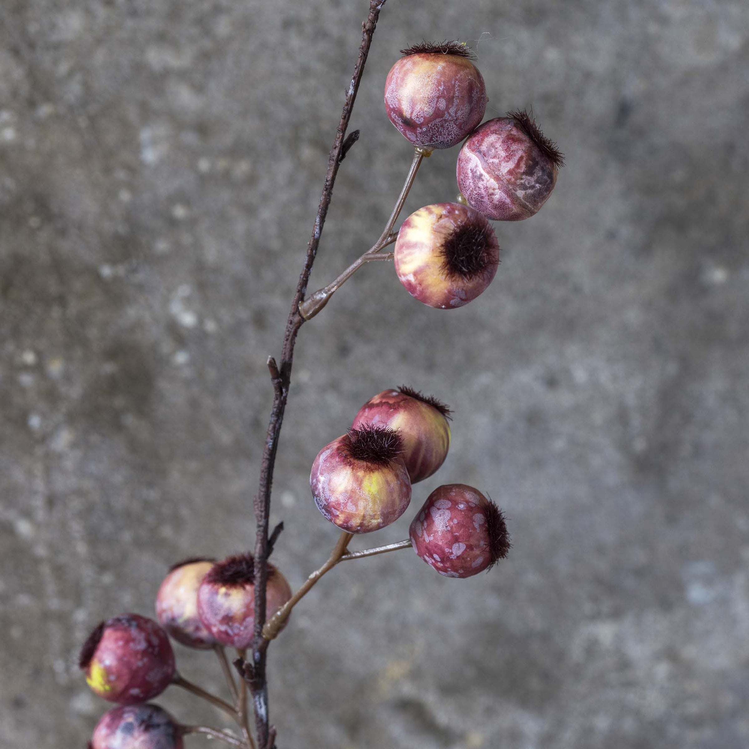 Artificial Berry Hawthorn Stem, Pink